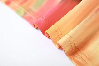 Full-length view of the BWQ maxi dress highlighting its ankle-length silhouette and regular fit, designed for modern women seeking fashionable streetwear.