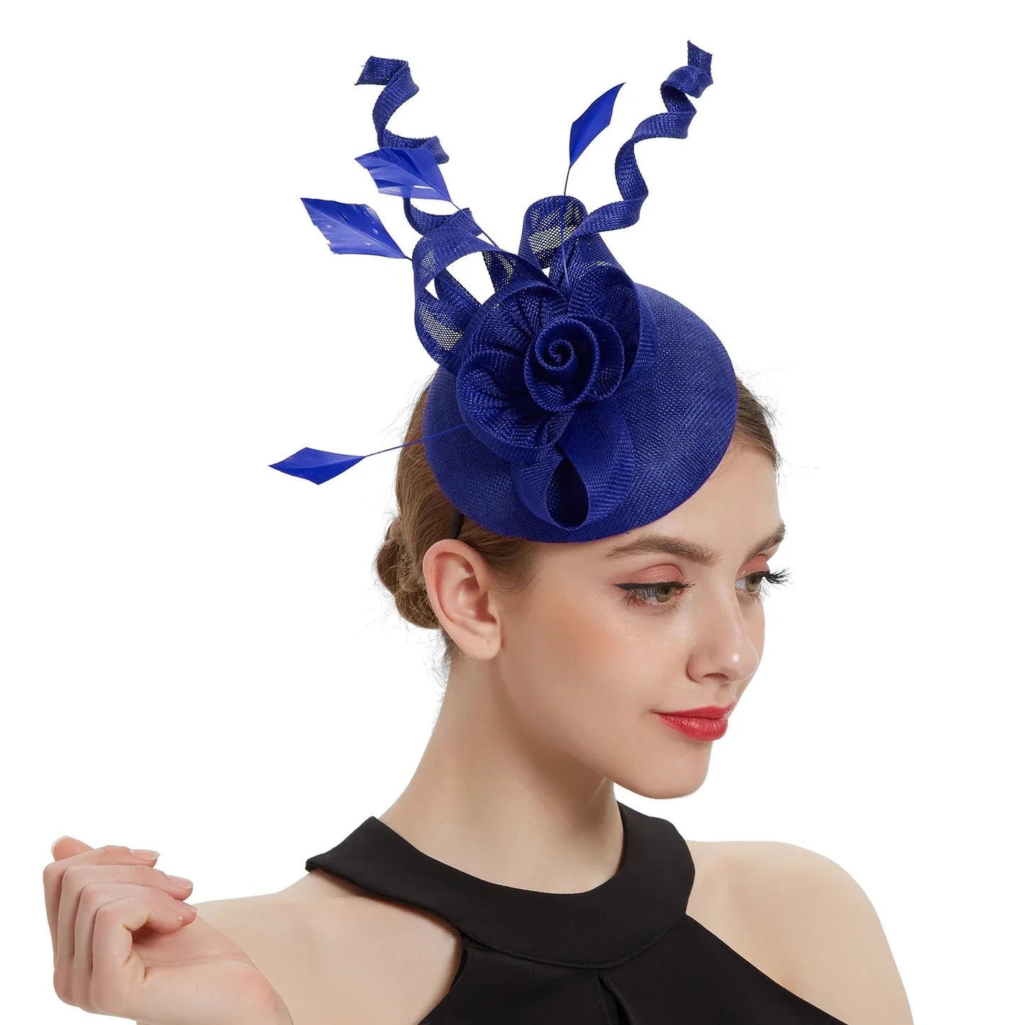 Chic unisex fascinator hat, suitable for year-round parties and formal gatherings.