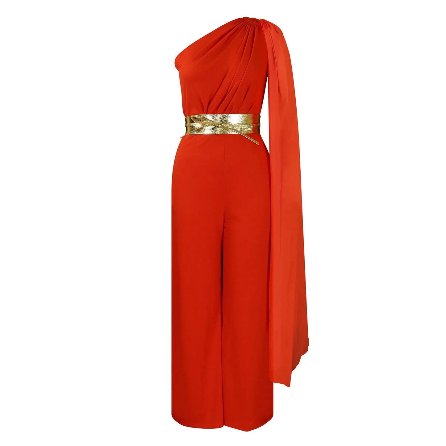 Stylish jumpsuit for women with hollow out decorations and a sexy yet classy silhouette, perfect for upscale events. This luxurious piece is offered in sizes S to XXXL.