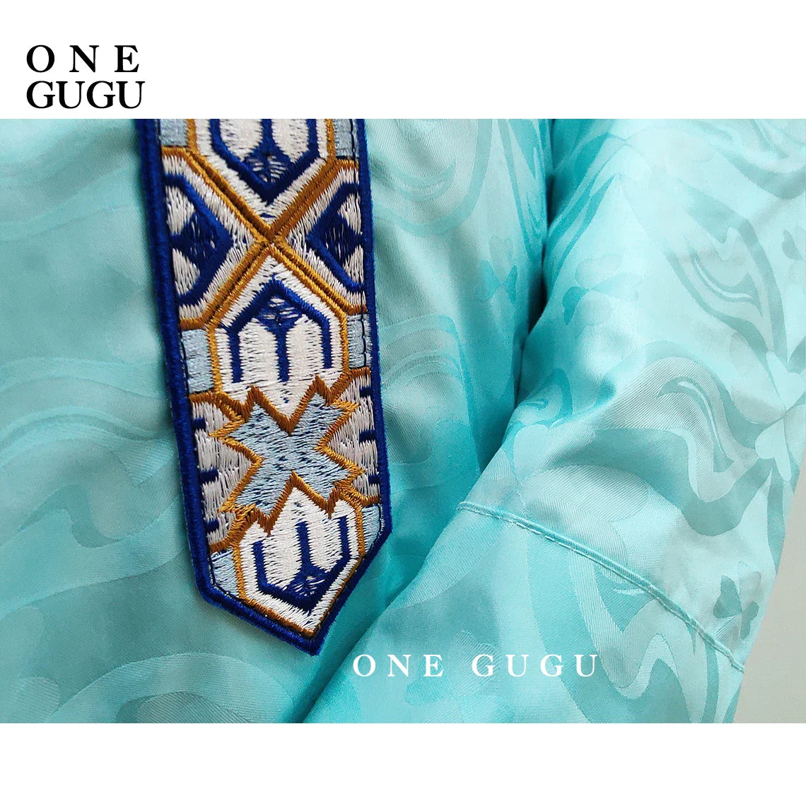 Model wearing the premium blue men's 2-piece African set, demonstrating comfort and luxury, suitable for both daily wear and celebrations.