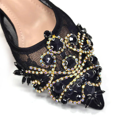 Fashionable women’s slingback pumps with pointed toe design, perfect for summer and autumn events.