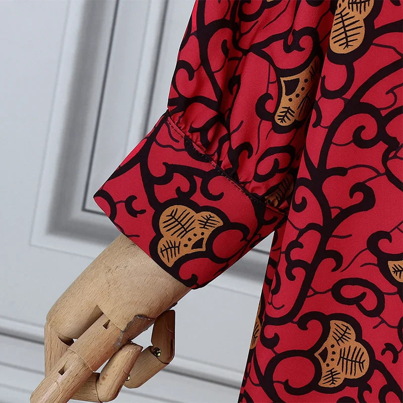 Chic image of a woman wearing a stunning ankle-length Bohemian Maxi Dress, perfect for parties and beach outings.