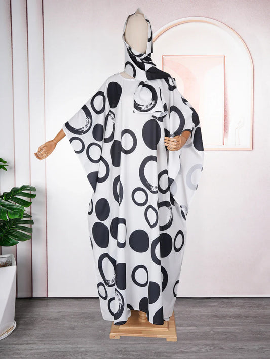 Close-up view of a luxury chiffon abaya for women, highlighting the rich texture and elegant design. Ideal for traditional festivals and special occasions, this adult-sized garment offers timeless style and comfort.