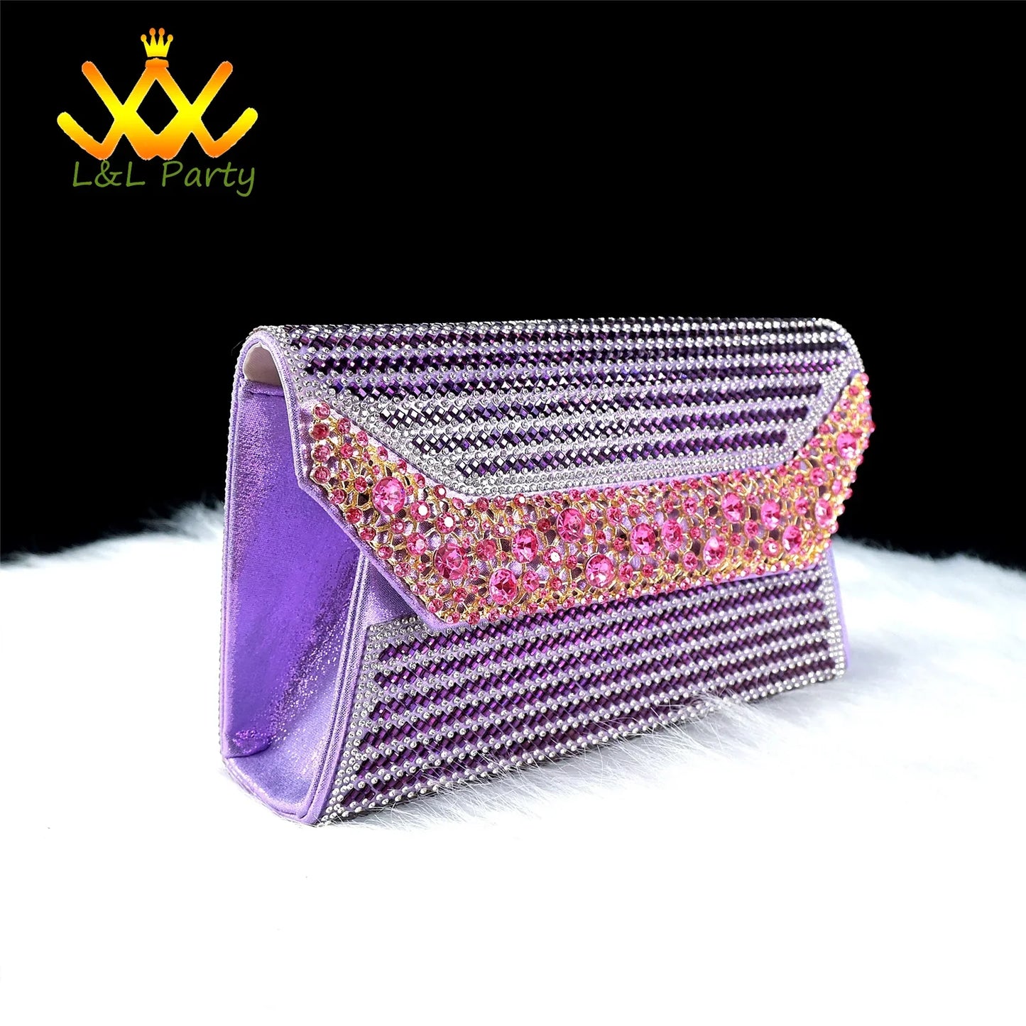 Stylish women's crystal platform sandals with buckle strap closure, offering a perfect fit for spring and autumn events.