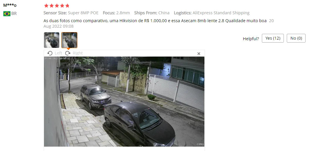 High-performance 8MP IP camera showcasing 130° viewing angle, optimised for superior home security and sophisticated outdoor surveillance.