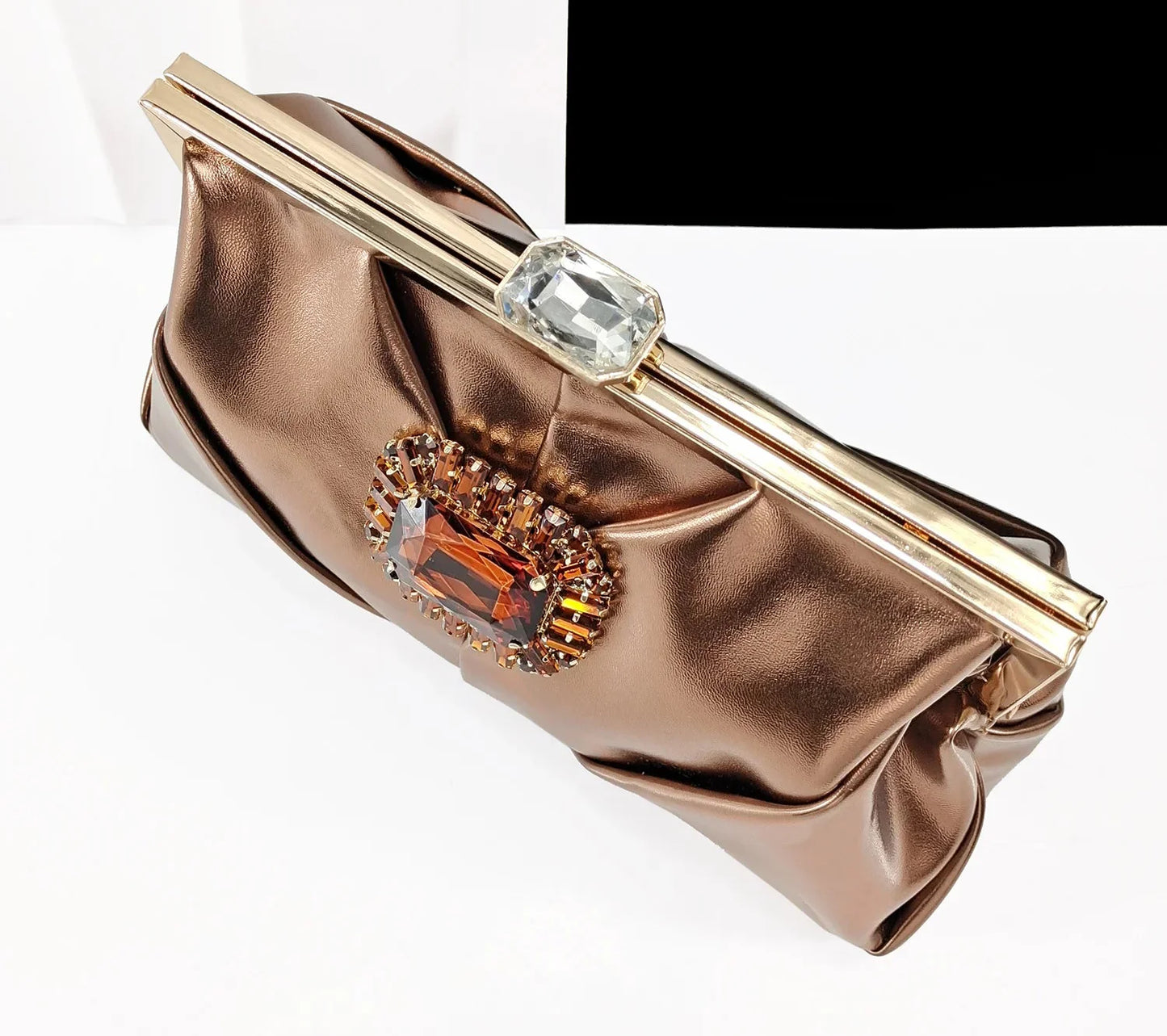 Close-up of high-heeled rhinestone slingback pumps showcasing crystal detailing, combining comfort and glamour for elegant women's footwear.