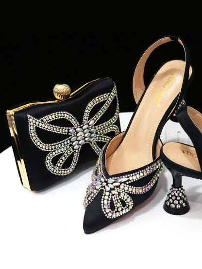 Luxurious Venus Chan yellow high heel sandals featuring a classy bowknot design, perfect for elegant occasions.