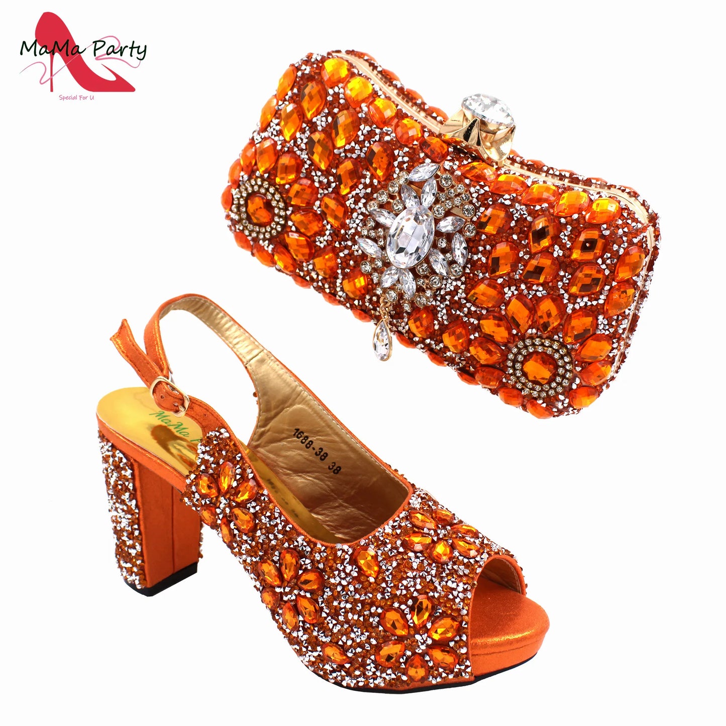 Luxury red peep toe sandals with shimmering crystals and a stylish buckle strap, designed for women, ideal for elegant occasions.