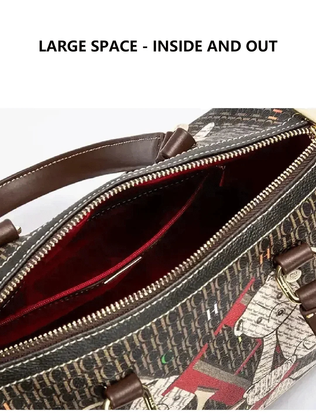 Elevate your style with this elegant women's crossbody bag, characterised by its unique geometric design and practical interior compartments.