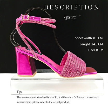 Stylish display of olive green high heel peep toe pumps and handbag set, ideal for formal events and parties.