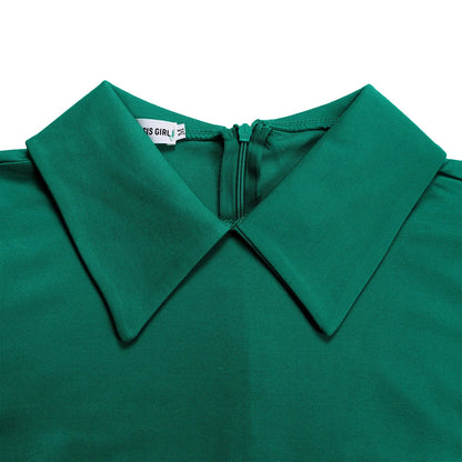 Dazzling display of the women's evening dress styled as ideal for office parties or elegant gatherings, highlighting its timeless design.