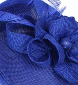 Elegant fascinator hat in vibrant yellow, perfect accessory for church ceremonies and social gatherings.