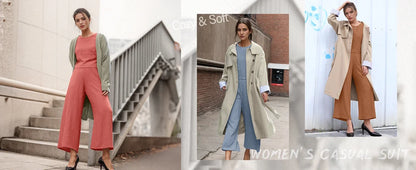 Elegant women's casual sleeveless top styled with wide leg pants, showcasing luxurious chiffon fabric and exquisite print design for summer outings.