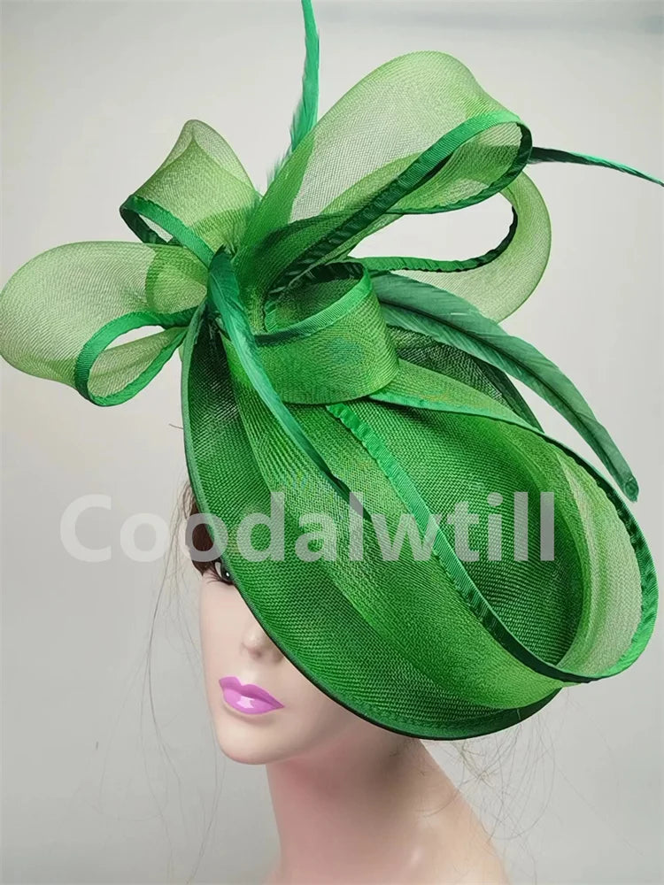 Fashionable grey fascinator with exquisite craftsmanship, designed for women attending upscale events, including weddings and race days.
