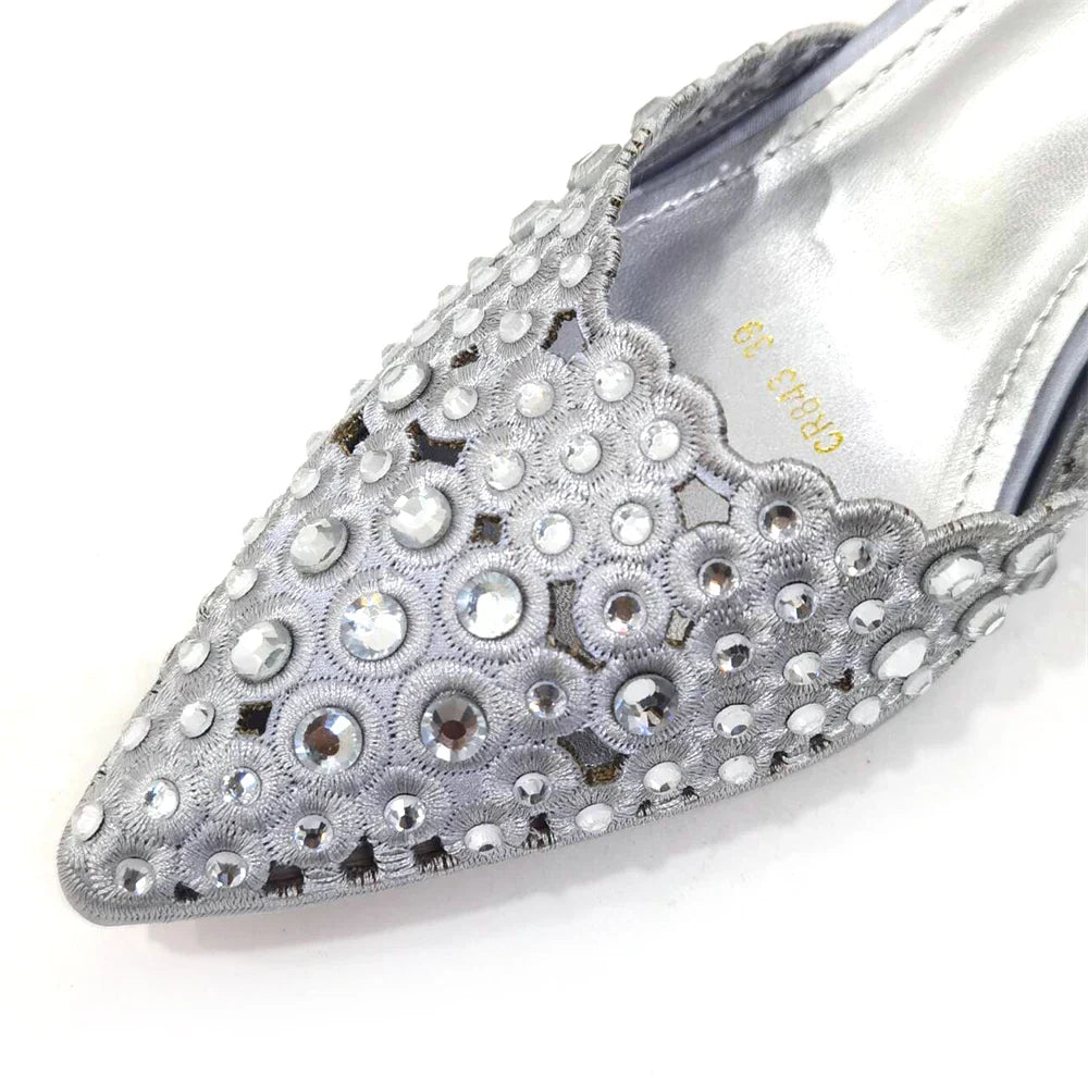 Glamorous Venus Chan shoes and handbag set, perfect for women seeking luxurious attire for special occasions.