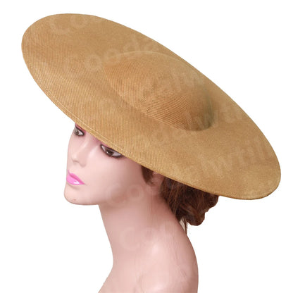 High-quality polyester fascinator base, elegantly crafted for weddings and festive celebrations.