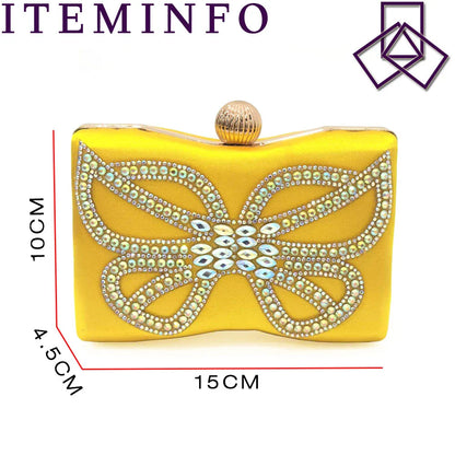 Close-up of luxury Venus Chan yellow pointed toe high heel sandals, showcasing exquisite craftsmanship and crystal embellishments.