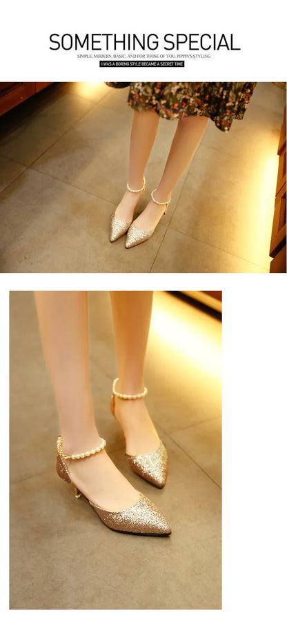 Luxurious high heels pumps for women showcasing a sexy design with slip-on closure and thin heels.