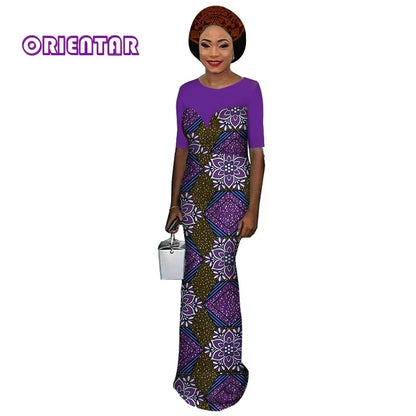 Chic and fashionable Dashiki Ankara dress for women, highlighting exquisite details and a luxurious feel for evening attire.