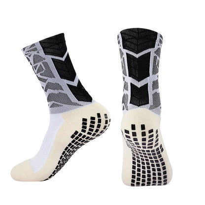 High-quality MagiMobo men's mid-calf football socks, designed for ultimate comfort and performance during sports activities.