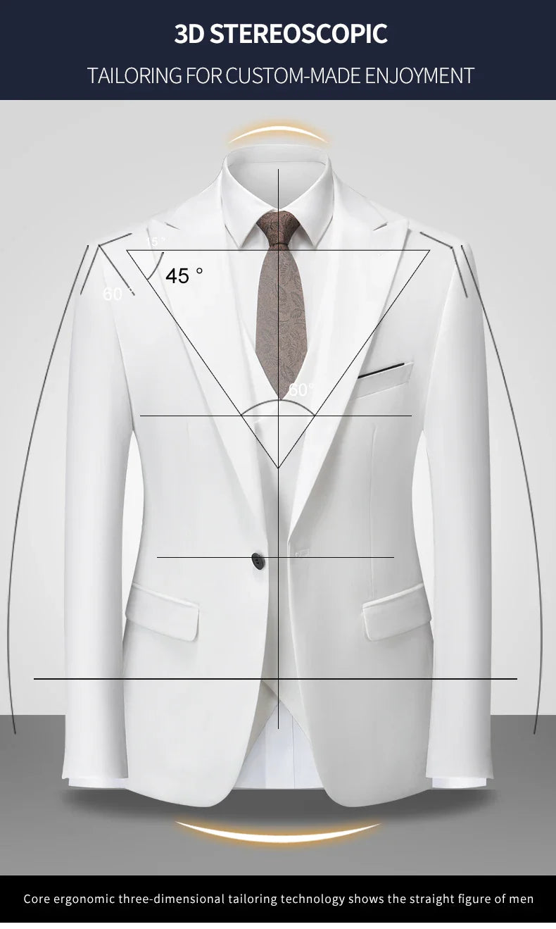 Men's elegant groom wedding blazer from Elitevesta, tailored for a smart casual look in multiple sizes.