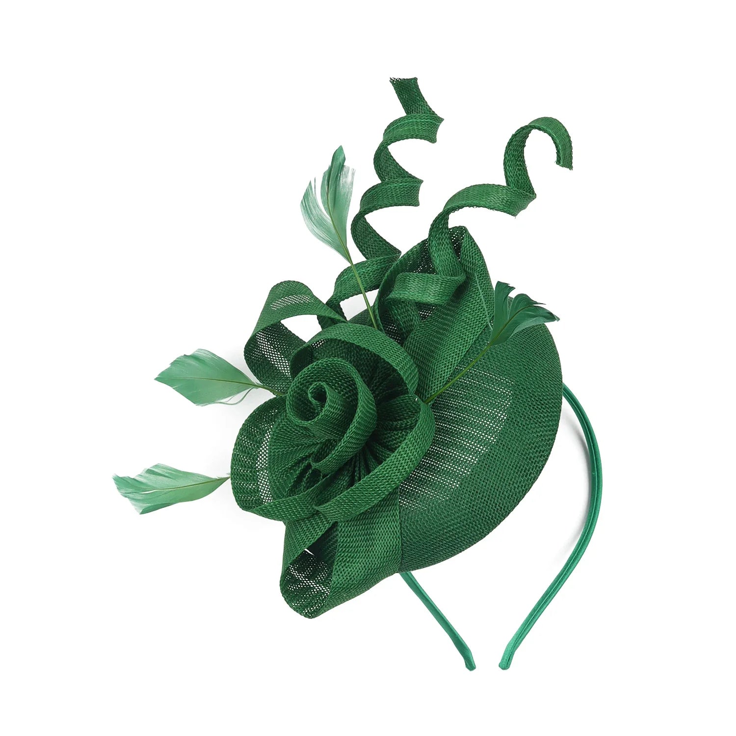 Glamorous women's fascinator with intricate design and secure hair clip, perfect for enhancing any bridal outfit or cocktail ensemble.