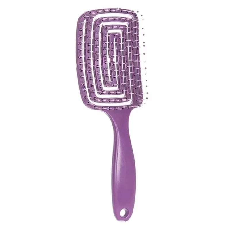 Chic Elastic Hollow Out Comb providing high-performance detangling and scalp massage perfect for a luxurious hair experience.