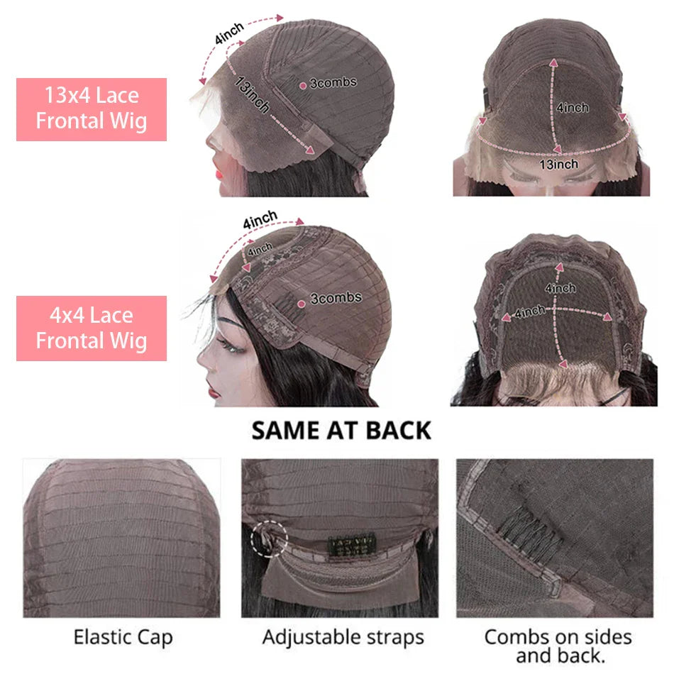 14 Inch Short Curly Bob Wig made from 100% Human Hair, featuring Deep Wave texture and a luxurious 13x4 lace frontal design.