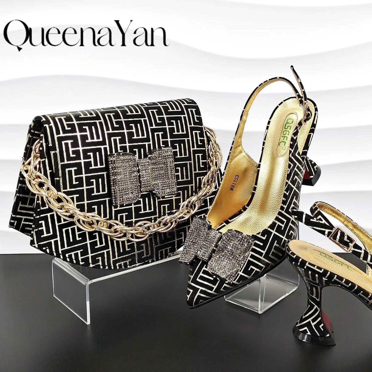 Sleek high heel pump with butterfly-knot fashion element, showcasing a plush PU synthetic material, perfect for fashionable women.