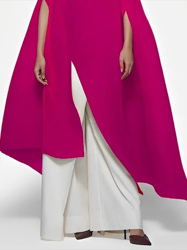 Chic batwing short sleeve T-shirt for women, designed with a sophisticated asymmetrical neckline and luxurious fabric for a fashionable summer look.