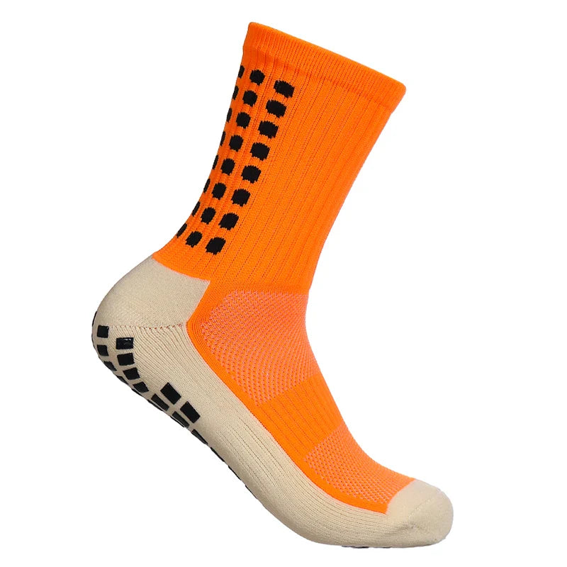Luxurious view of MagiMobo Non-Slip Football Socks, showcasing knee-high design and premium quality for athletic men.