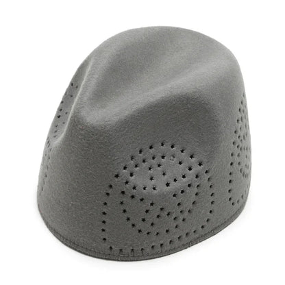 Fashionable Eid prayer hat for adults in green and red, elegantly crafted with a geometric pattern, perfect for enhancing formal and casual attire.