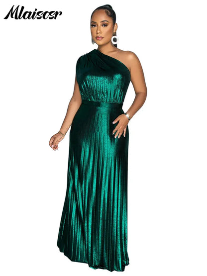 Stylish A-line evening dress in metallic gold with slight stretch fabric, designed to enhance femininity and elegance.