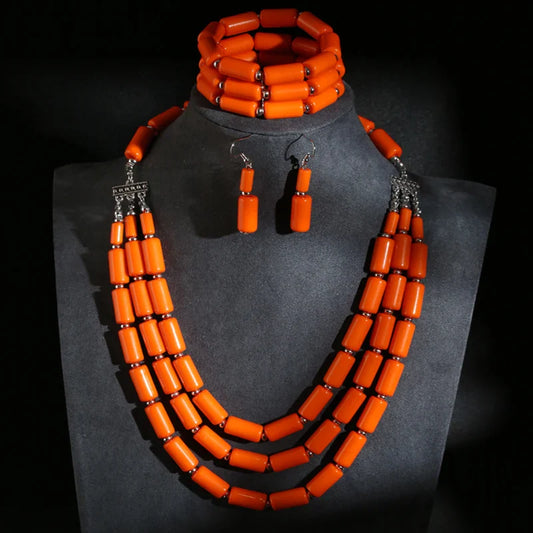 Elegant multilayer colourful acrylic wave shaped necklace for women, perfect for party occasions, showcasing a trendy geometric design.