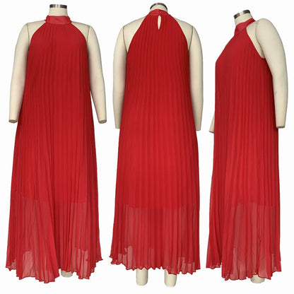 Gorgeous Plus Size Evening Dress, offering a timeless design with a natural waistline and medium stretch for comfort.