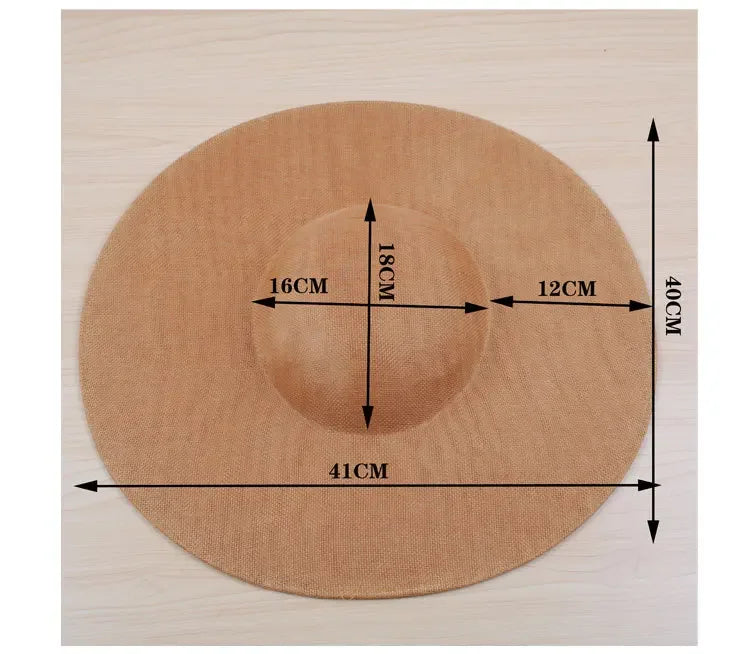 Stunning solid-coloured fascinator headpiece base, ideal for crafting luxurious hats for ladies attending church, races, or special occasions.