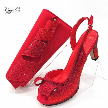 Chic handbag and high heel pumps ensemble, embodying luxury and style, perfect for summer soirées or upscale gatherings.