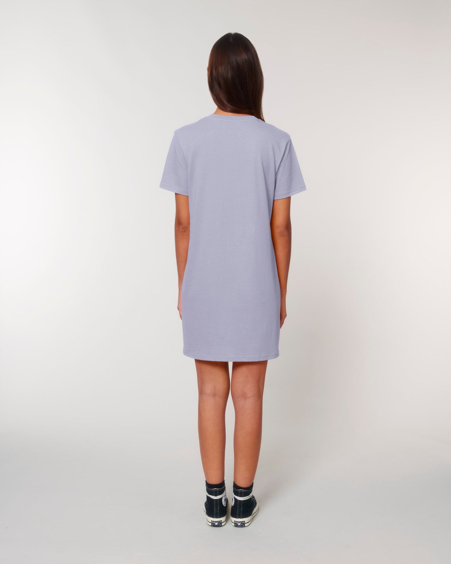Sophisticated Casual T-Shirt Dress in Organic Cotton, ideal for effortless summer outfits.