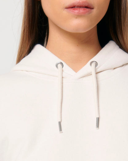 Sophisticated eco-friendly hoodie featuring a stylish hood and versatile design for everyday luxury.