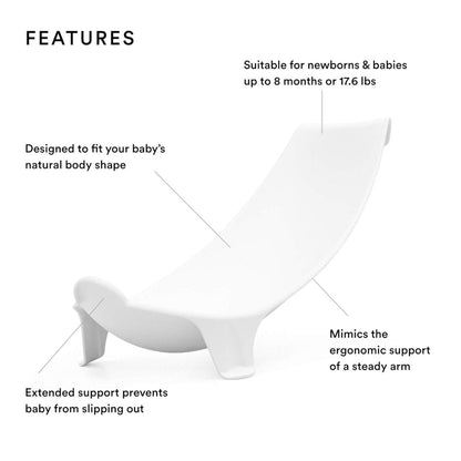 Stokke Flexi Bath Baby Support - White