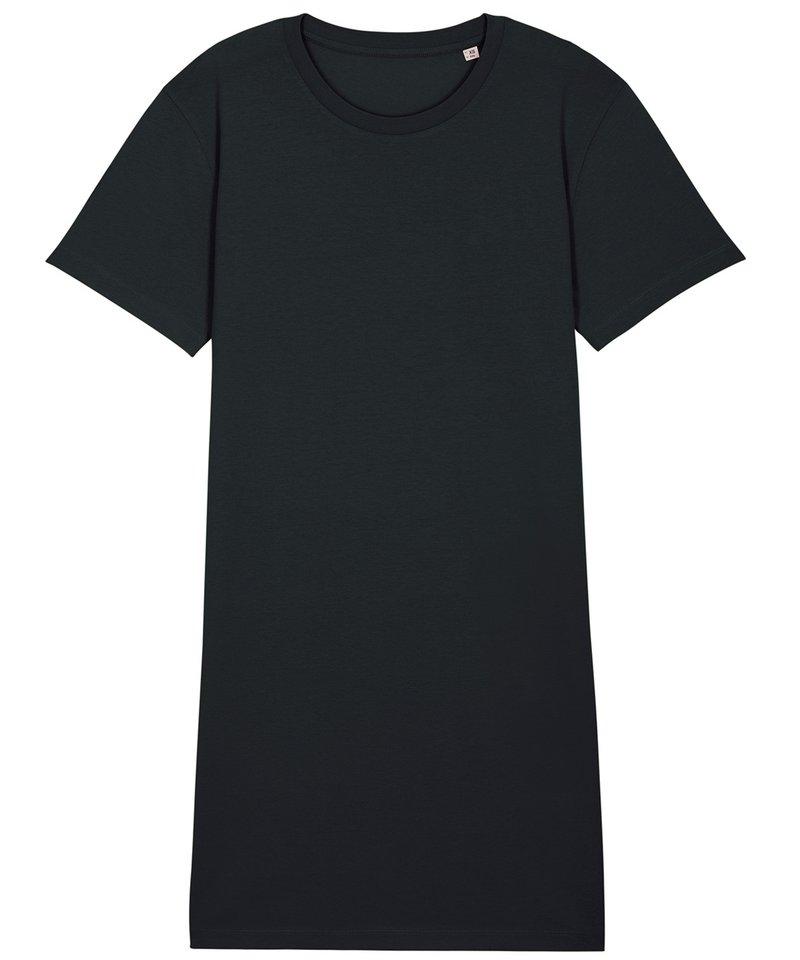 Elegant organic cotton t-shirt dress for women, combining casual comfort with conscious fashion.