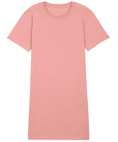Luxurious Eco-Friendly Organic Cotton T-Shirt Dress for Women, showcasing a chic casual style.