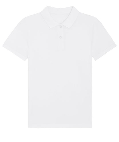 Casual outfit featuring the Eco-Friendly Organic Cotton Women's Polo Shirt, perfect for everyday luxury wear.