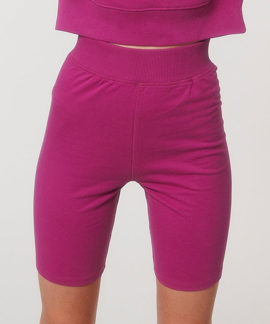 Luxury organic cotton biker shorts for women in eco-friendly fashion, available in sizes XS to 2XL - Sustainable and stylish.