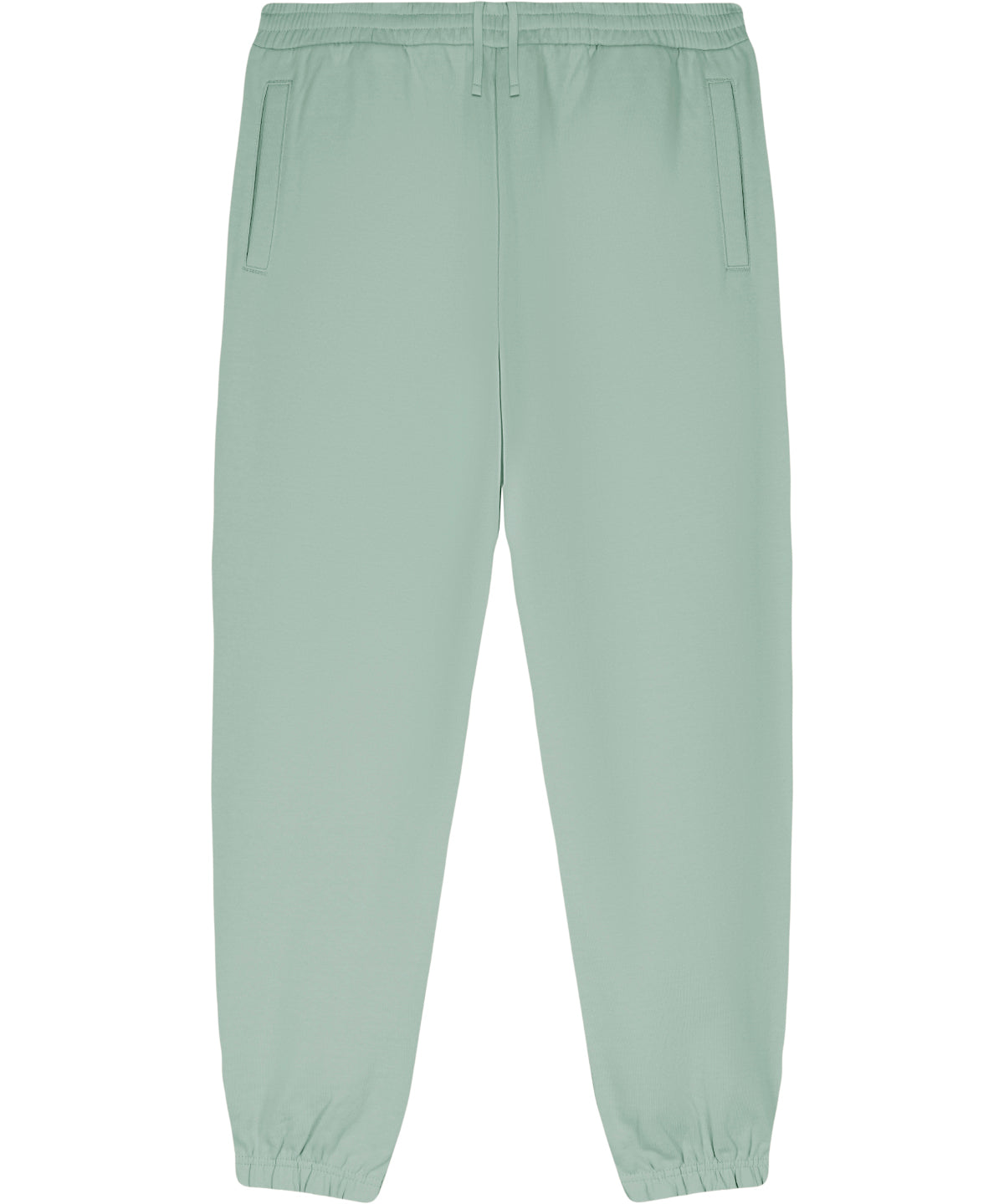 Stylish display of unisex sweatpants featuring a relaxed fit, ideal for year-round comfort and casual elegance.