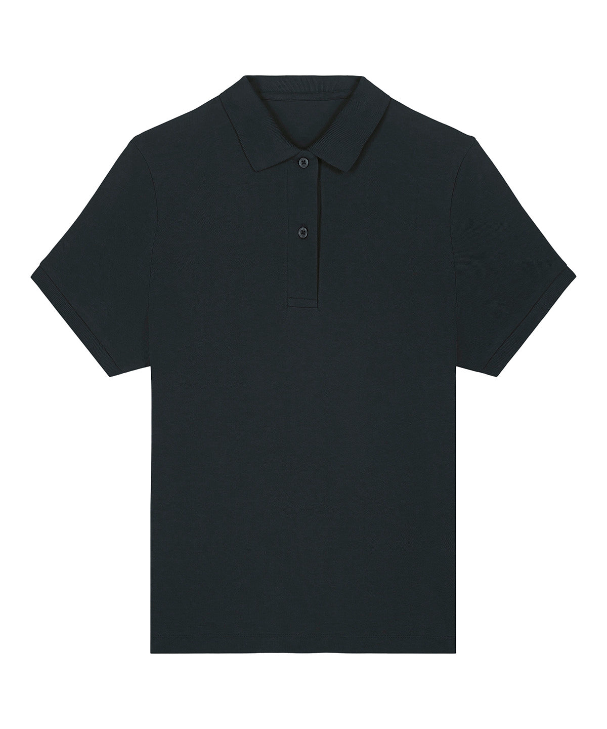Stylish women’s lightweight polo shirt made from 100% organic cotton in a classic cut, perfect for a chic casual look.