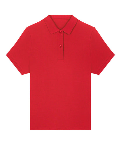Women’s lightweight polo shirt made from 100% organic cotton, featuring a range of classic and vibrant colours.