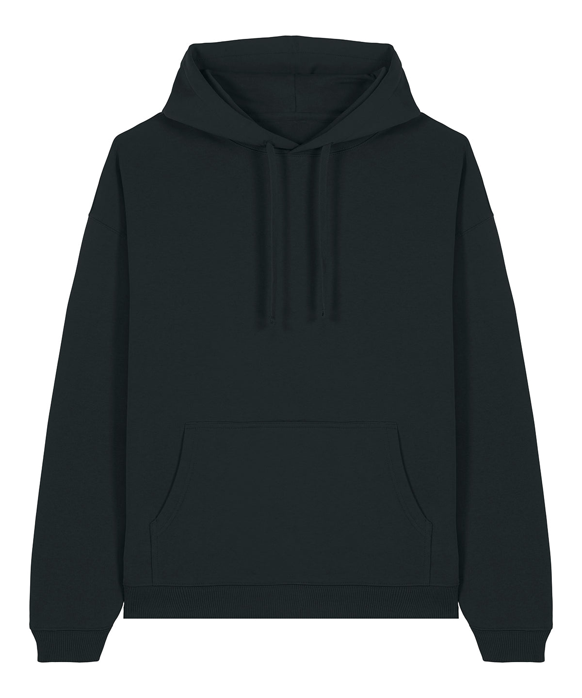 Luxurious organic heavyweight oversized hooded sweatshirt for unisex, featuring a relaxed fit and plush cotton fabric.