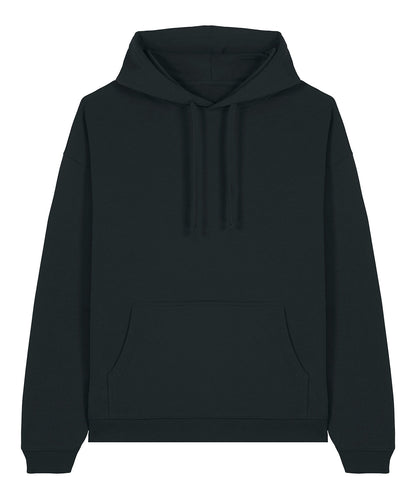 Luxurious organic heavyweight oversized hooded sweatshirt for unisex, featuring a relaxed fit and plush cotton fabric.