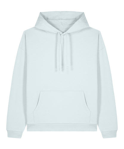 Elegant display of a unisex oversized hoodie, showcasing its superior comfort and stylish design in a rich, organic cotton.